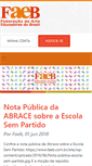 Mobile Screenshot of faeb.com.br